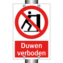 Duwen verboden