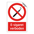 E-sigaret verboden