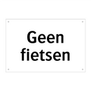 Geen fietsen & Geen fietsen & Geen fietsen & Geen fietsen & Geen fietsen & Geen fietsen