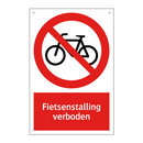 Fietsenstalling verboden