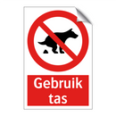 Gebruik tas