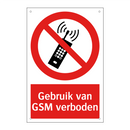 Gebruik van GSM verboden