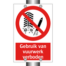 Gebruik van vuurwerk verboden