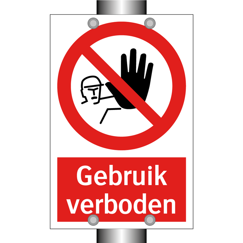 Gebruik verboden