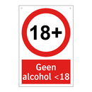 Geen alcohol <18