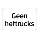 Geen heftrucks & Geen heftrucks & Geen heftrucks & Geen heftrucks & Geen heftrucks & Geen heftrucks