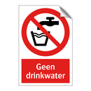 Geen drinkwater