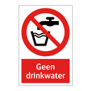 Geen drinkwater