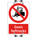 Geen heftrucks