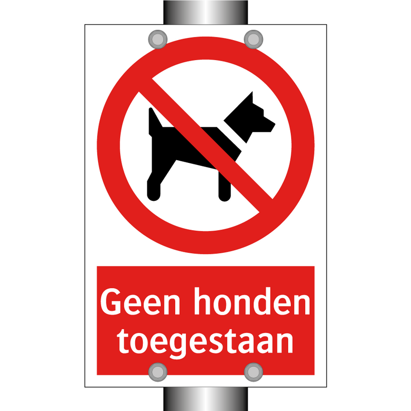 Geen honden toegestaan