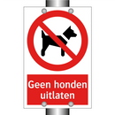 Geen honden uitlaten