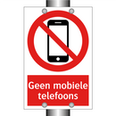 Geen mobiele telefoons