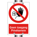 Geen toegang Privéterrein