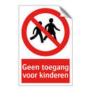 Geen toegang voor kinderen