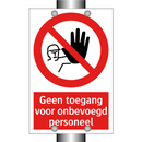 Geen toegang voor onbevoegd personeel