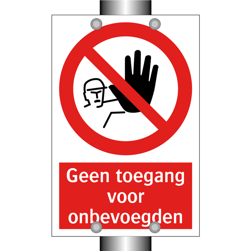 Geen toegang voor onbevoegden