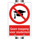 Geen toegang voor studenten