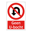 Geen U-bocht