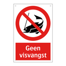Geen visvangst