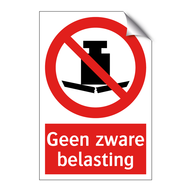 Geen zware belasting