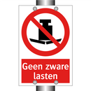 Geen zware lasten