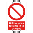 Gelieve geen reclame in te voegen