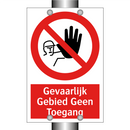 Gevaarlijk Gebied Geen Toegang
