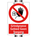 Grindgroeve Gebied Geen Toegang