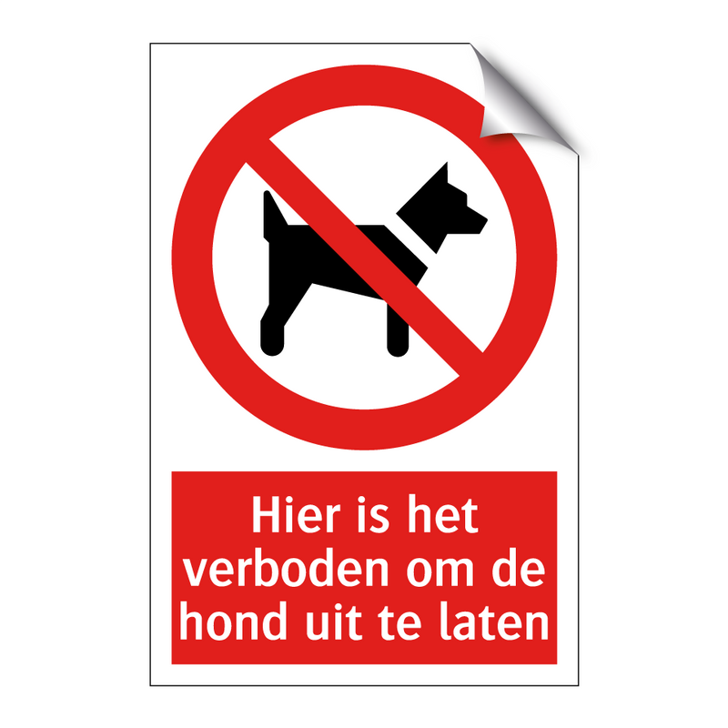Hier is het verboden om de hond uit te laten