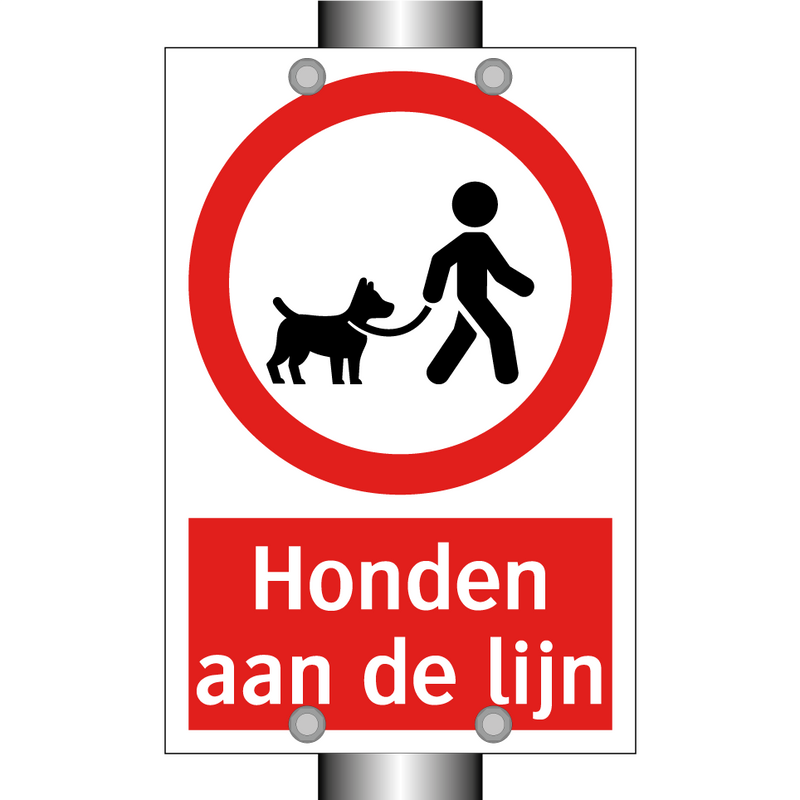 Honden aan de lijn