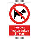 Honden moeten buiten blijven