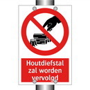 Houtdiefstal zal worden vervolgd