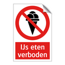 IJs eten verboden