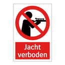 Jacht verboden