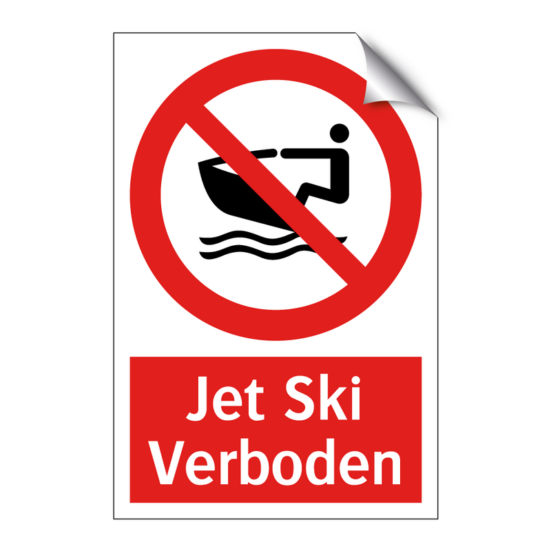 Jet Ski Verboden