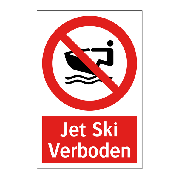 Jet Ski Verboden