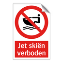 Jet skiën verboden