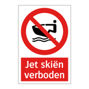 Jet skiën verboden