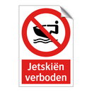 Jetskiën verboden