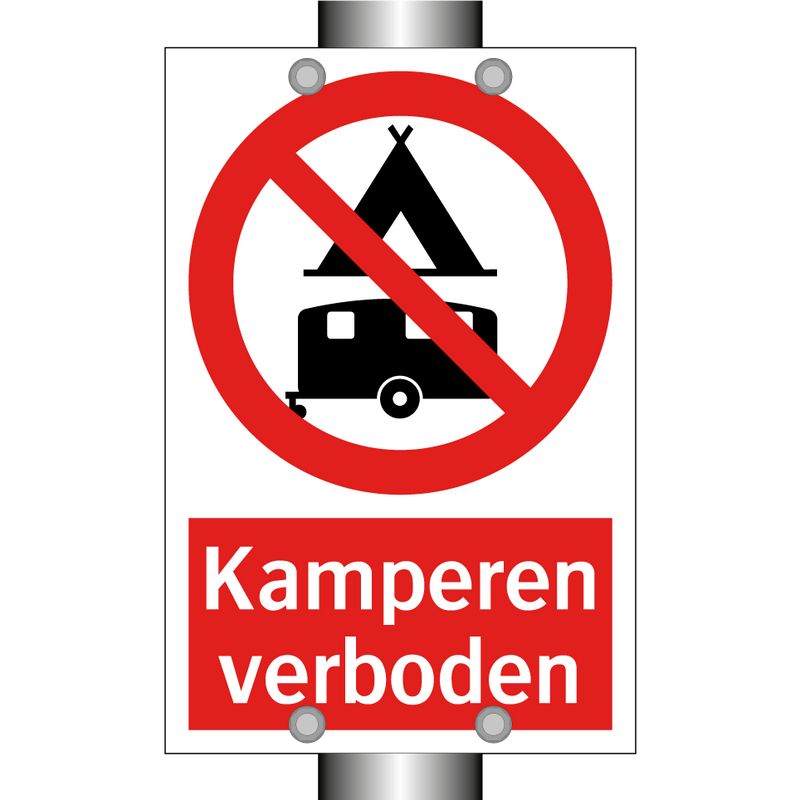 Kamperen verboden
