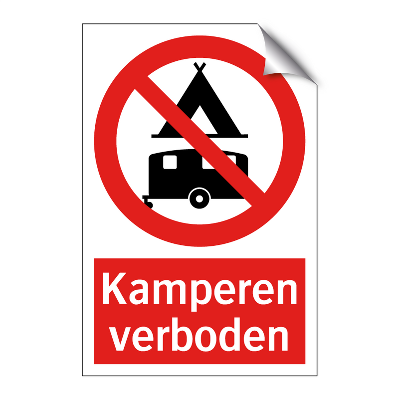 Kamperen verboden