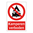 Kamperen verboden