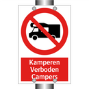 Kamperen Verboden Campers