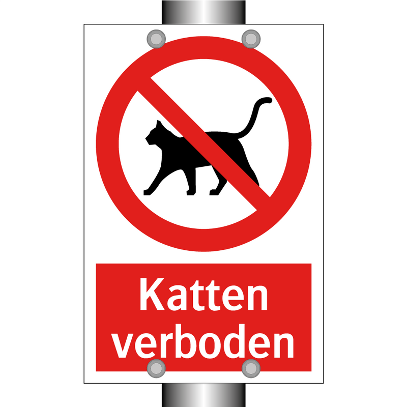 Katten verboden