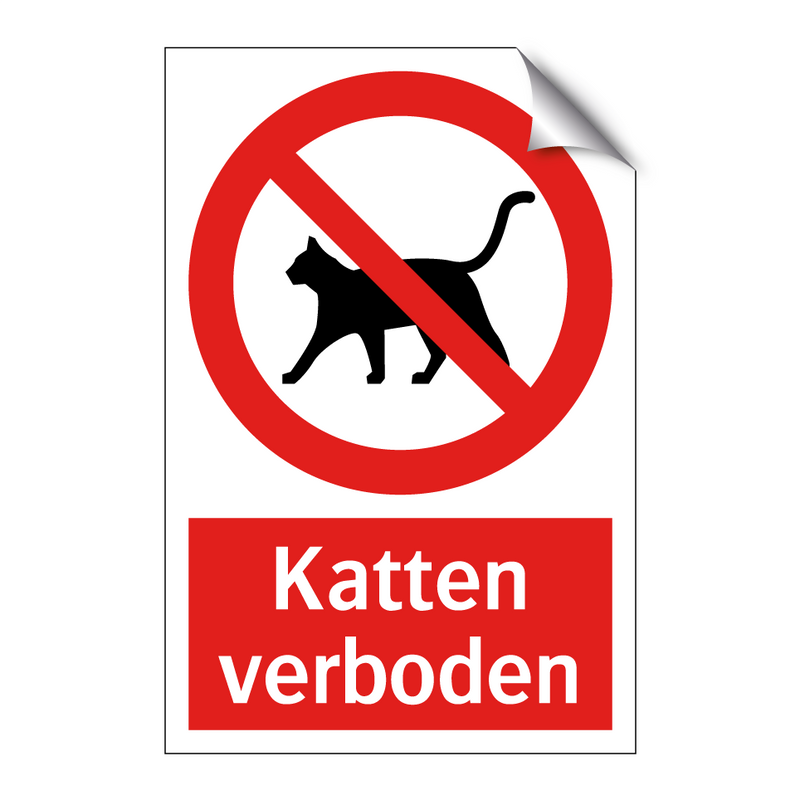 Katten verboden