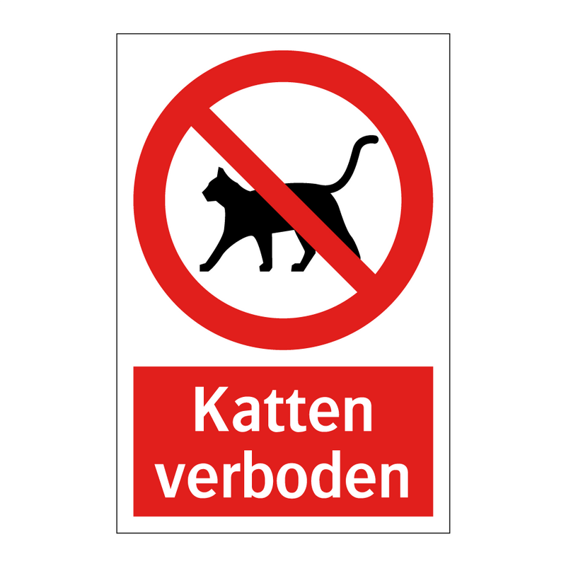 Katten verboden