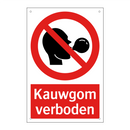 Kauwgom verboden