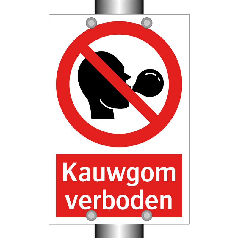 Kauwgom verboden