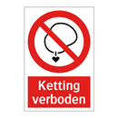 Ketting verboden