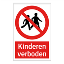 Kinderen verboden